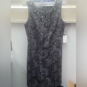 Grey size 6 Jessica Howard Cocktail Formal Dress